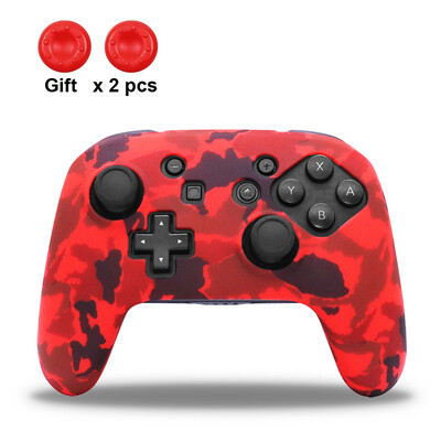 DATA FROG Mekana silikonska torbica Kompatibilna - Nintendo Switch Pro kontroler Zaštitna maska za kožu Ručke Kapice za Switch Pro dodatak