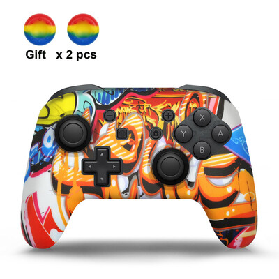 DATA FROG Mekana silikonska torbica Kompatibilna - Nintendo Switch Pro kontroler Zaštitna maska za kožu Ručke Kapice za Switch Pro dodatak