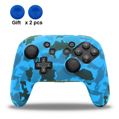 DATA FROG Mekana silikonska torbica Kompatibilna - Nintendo Switch Pro kontroler Zaštitna maska za kožu Ručke Kapice za Switch Pro dodatak