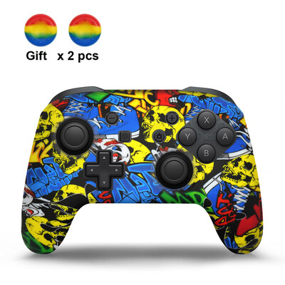 DATA FROG Mekana silikonska torbica Kompatibilna - Nintendo Switch Pro kontroler Zaštitna maska za kožu Ručke Kapice za Switch Pro dodatak