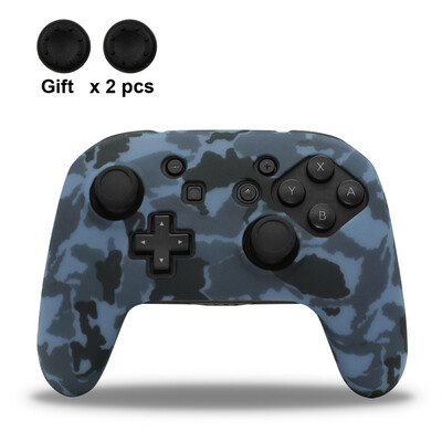 DATA FROG Mekana silikonska torbica Kompatibilna - Nintendo Switch Pro kontroler Zaštitna maska za kožu Ručke Kapice za Switch Pro dodatak