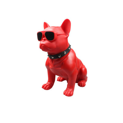 Bezvadu Bluetooth skaļrunis franču buldogs zemfrekvences skaļrunis daudzfunkcionāls datoram datora skaļrunis, pilns portatīvais stereo dāvana