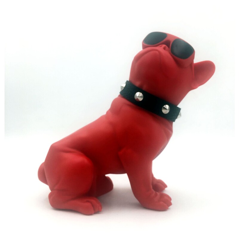 Bezvadu Bluetooth skaļrunis franču buldogs zemfrekvences skaļrunis daudzfunkcionāls datoram datora skaļrunis, pilns portatīvais stereo dāvana