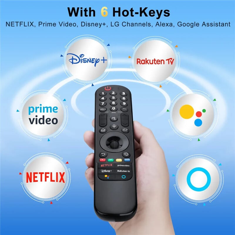 MR21 Magic távirányító LG TV 2021-hez mutató repülő egérrel és hangfunkcióval 4K 8K UHD OLED QNED NanoCell Smart TV-k