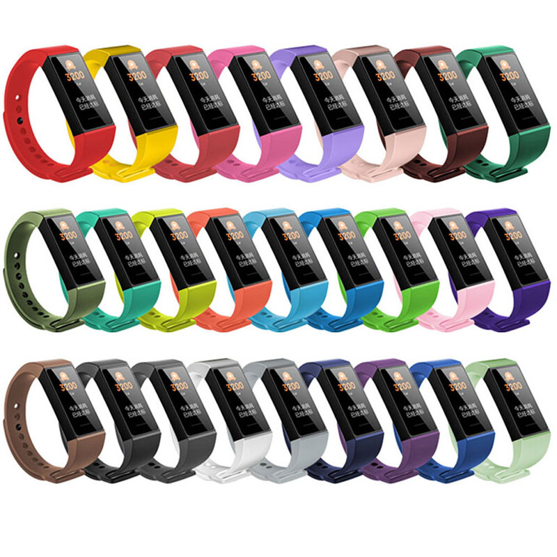 Curea de ceas pentru Xiaomi Redmi Mi Smart Band 4C Bratara din silicon Bratara de inlocuire pentru incheietura Accesorii Smartwatch