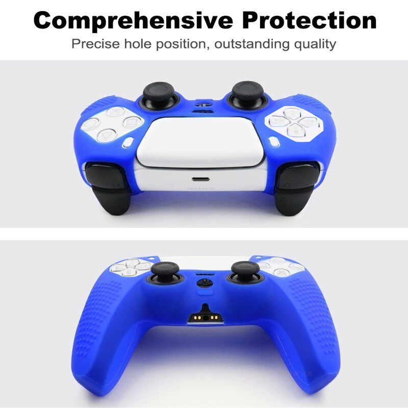 Protišmykové silikónové puzdro z gumy pre PS5 Gamepad, ochranný kryt, úchyty, vhodné pre príslušenstvo ovládača Playstation 5