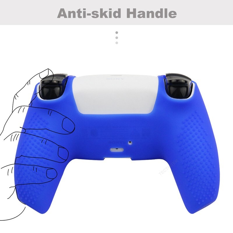 Protišmykové silikónové puzdro z gumy pre PS5 Gamepad, ochranný kryt, úchyty, vhodné pre príslušenstvo ovládača Playstation 5