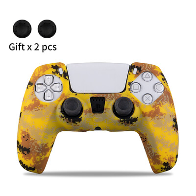 Aizsargpārsegs Silikona Playstation 5 PS5 piederumiem Kontrolleris Gumijas korpuss PS5 Slim kursorsvirām Īkšķu rokturi vāciņi