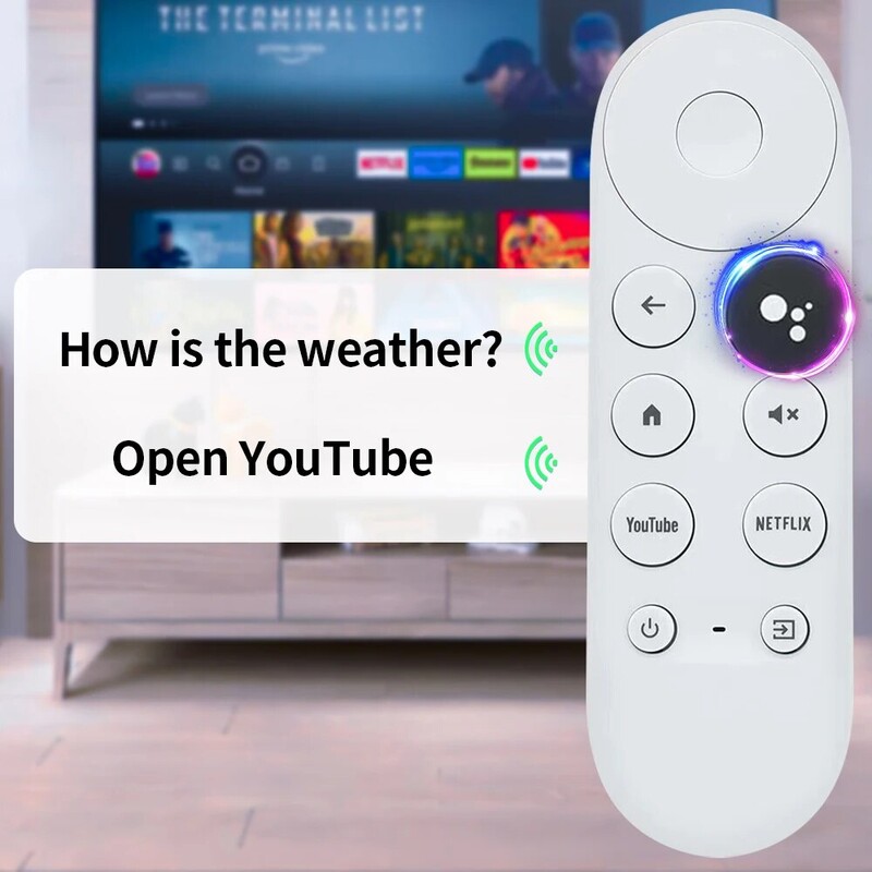 (SAMO daljinski) G9N9N zamjenski glasovni daljinski upravljač za Google Chromecast 4k Snow Streaming Media Player