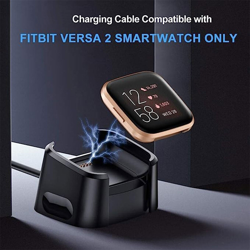 100 cm nabíjací kábel pre Fitbit Versa 2 USB nabíjací kábel adaptér pre Fitbit Versa Lite nabíjačka inteligentné príslušenstvo