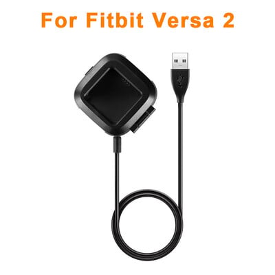 USB töltő Fitbit Versa2 Smart karkötőhöz USB töltőkábel Fitbit Versa Lite Versa 2 kábel kábelrögzítő dokkoló tartozékaihoz