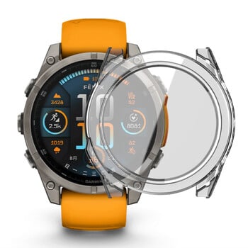 Калъф за часовник от закалено стъкло за Garmin Fenix 8 47mm 51mm Fenix8 All-Around Screen Protector Hard PC Bumper Cover Аксесоари