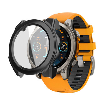 Калъф за часовник от закалено стъкло за Garmin Fenix 8 47mm 51mm Fenix8 All-Around Screen Protector Hard PC Bumper Cover Аксесоари