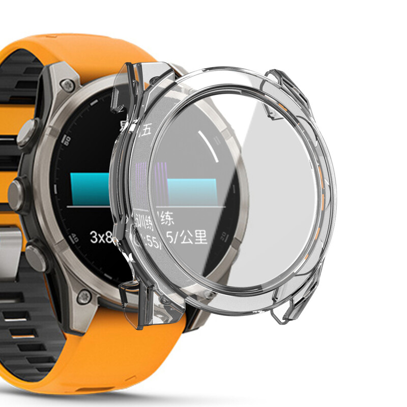 Rūdīta stikla pulksteņa futrālis Garmin Fenix 8 47mm 51mm Fenix8 universāls ekrāna aizsargs Cietā datora bufera pārsega piederumi
