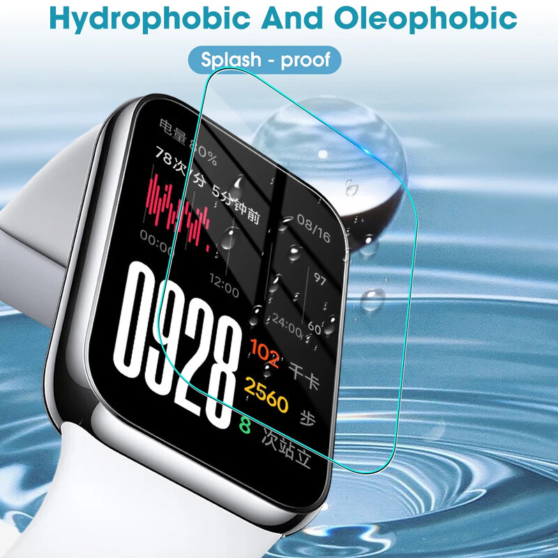 Xiaomi Mi Band 8 Pro okosórához, karcolásgátló edzett üvegfóliák Miband 8Pro átlátszó képernyővédő fólia tartozékaihoz