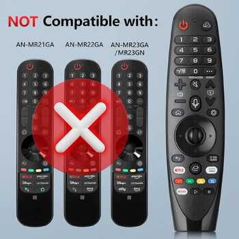 Надстроено Voice Magic Remote за LG OLED Smart TV Magic Remote Replacement AN-MR20GA MR19BA MR18BA MR650A, с функция за показалец