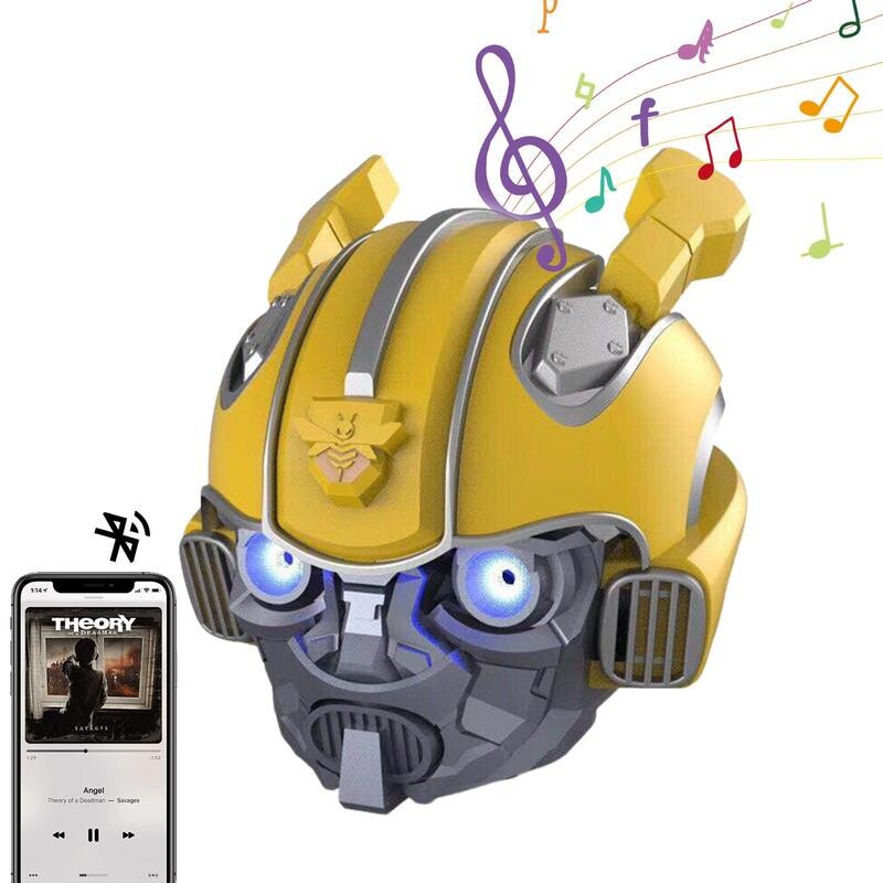 Egyedülálló vezeték nélküli nagy teljesítményű Bluetooth hordozható hangszóró sztereó mélynyomó LED villogó fény lejátszás Caixa De Som PC telefonhoz TF