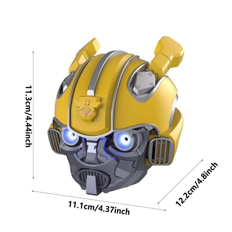 Egyedülálló vezeték nélküli nagy teljesítményű Bluetooth hordozható hangszóró sztereó mélynyomó LED villogó fény lejátszás Caixa De Som PC telefonhoz TF