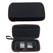 Geantă de depozitare pentru consolă de jocuri portabilă pentru RGB30/RG405V RG35XX H Husă de transport neagră, organizator portabil rezistent la șocuri, accesorii pentru jocuri