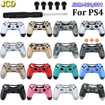 JCD 1 set carcasă tare din plastic pentru PS4 JDM-001 JDM-011 carcasa controlerului carcasa carcasa cu instrument cu șurub