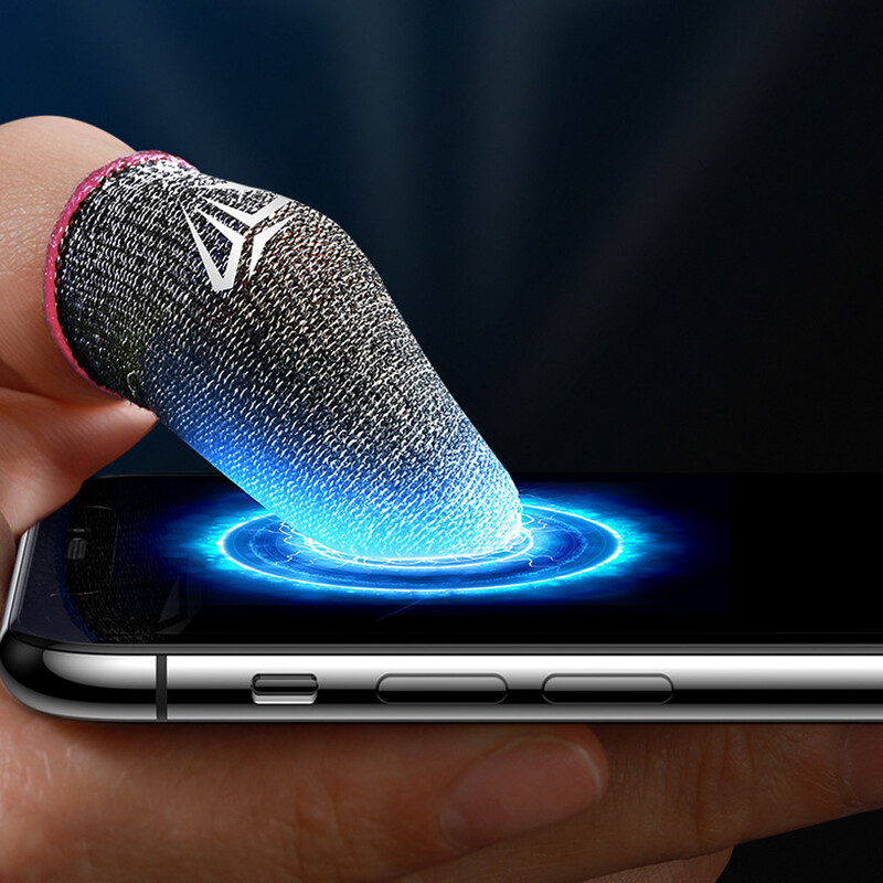 10db mobiljátékos ujjhegyes kesztyű PUBG Gamerhez, izzadságálló csúszásgátló érintőképernyős ujjpersely, lélegző játékujjvédő