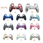 Husa din silicon pentru controler PS5 Gamepad Husa de protectie pentru PS 5 Maner Joystick Protector Accesorii pentru jocuri