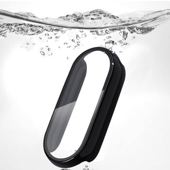 Калъф+стъкло за Xiaomi Mi Band 9 8 7 6 Аксесоари Калъф+фолио Пълно покритие Защитно покритие Miband 7 5 4 3 протектор за екран