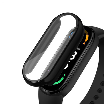 Husă + sticlă pentru Xiaomi Mi Band 9 8 7 6 Accesorii Carcasă + Film Husă de protecție cu acoperire completă Miband 7 5 4 3 protector de ecran