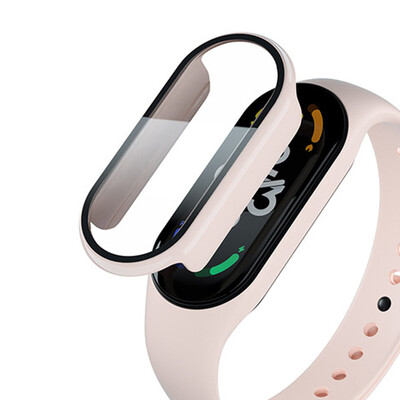 Husă + sticlă pentru Xiaomi Mi Band 9 8 7 6 Accesorii Carcasă + Film Husă de protecție cu acoperire completă Miband 7 5 4 3 protector de ecran