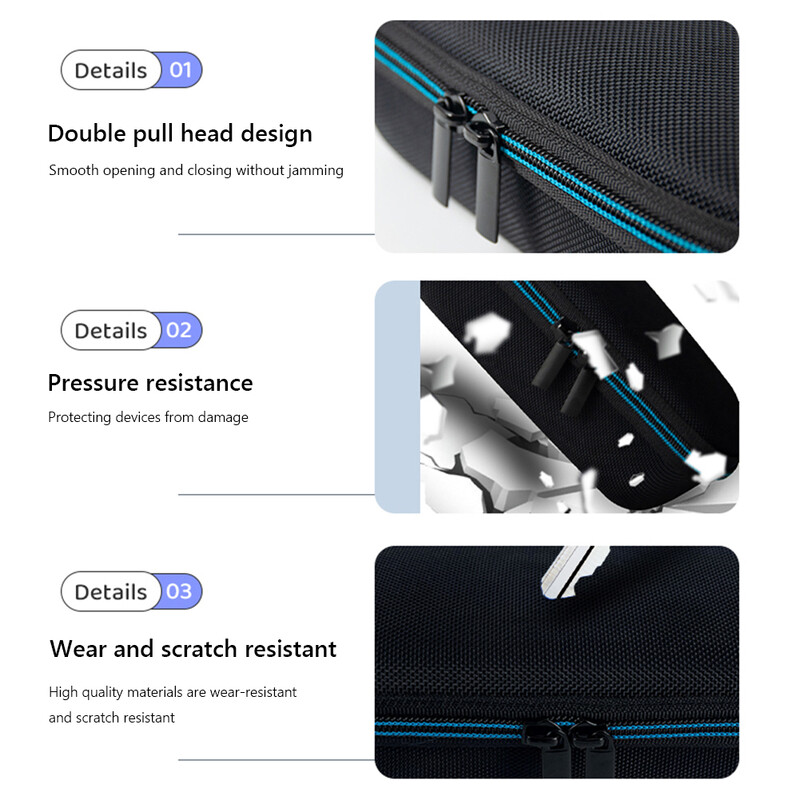 Nešiojamas dėklo krepšys, skirtas Backbone One EVA nešiojamasis laikymo krepšys, atsparus dulkėms ir įbrėžimams, skirtas iPhone/iPad/PC MFI žaidimų konsolei