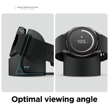 Συμβατό με βάση φόρτισης Samsung Galaxy Watch 7 40 44 46mm Galaxy Watch3 4 5 Pro Charger βάση φόρτισης σιλικόνης 45mm