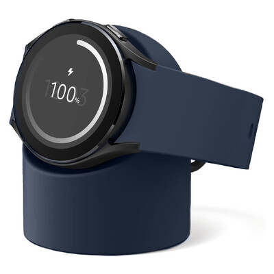 Съвместим със стойка за зарядно устройство Samsung Galaxy Watch 7 40 44 46 мм, силиконова стойка за зарядно устройство Galaxy Watch3 4 5 Pro, държач за зареждане 45 мм