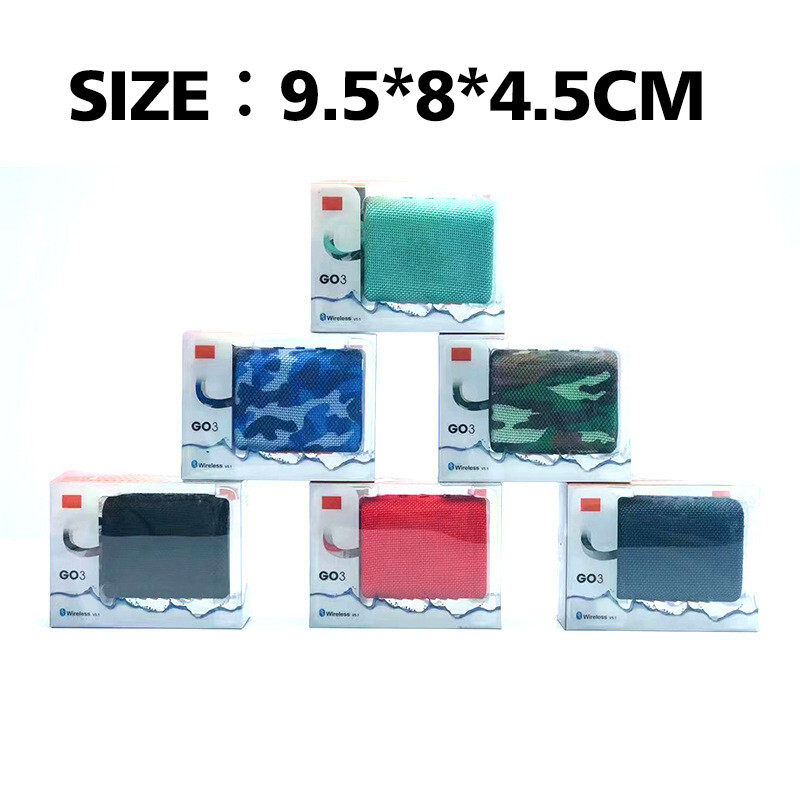 Go 3 kõlariga kaasaskantav Bluetooth kõlar bass Caixa De Som Bluetooth mini juhtmevaba helikast Subwoofer kodukino muusikakeskus