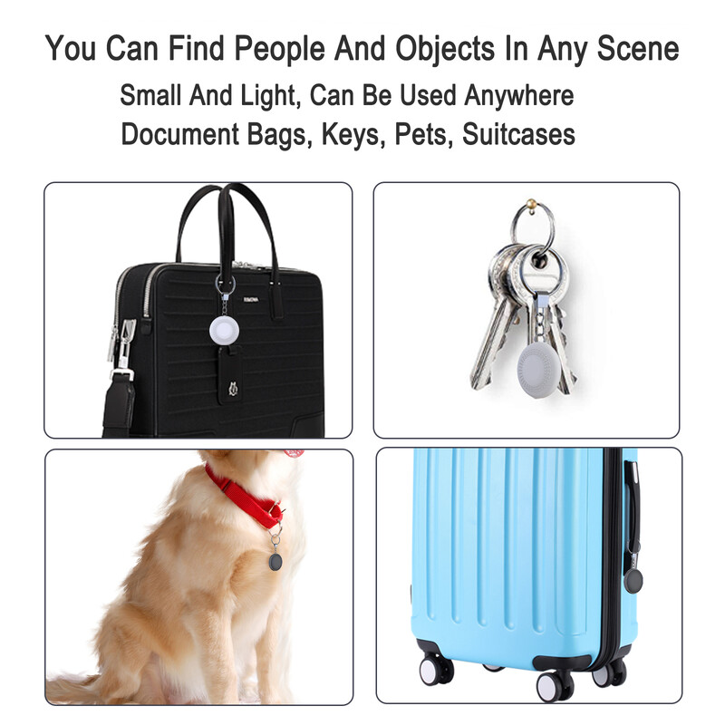 Új GPS Smart Tag Finder Tracker Elveszett eszközkereső az Apple Find My App Kids Kutya Autókövető Szilikon Bőr tokhoz