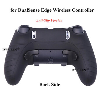 IVYUEEN Мек гумен силиконов калъф за PlayStation 5 PS5 DualSense Edge Controller Protector Skin Thumb Grip Caps Аксесоари