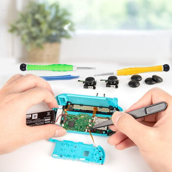 Резервен джойстик за Nintendo Switch Оригинален 3D джойстик Аналогов палец за Switch Lite Joycon Controller Repair Tool