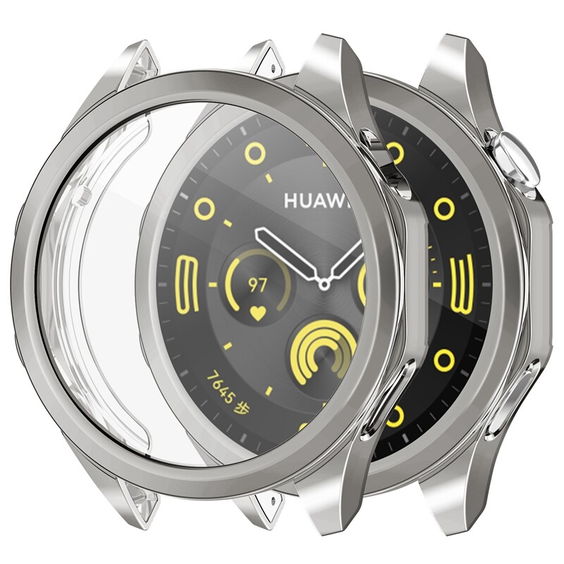 Husă din silicon moale din sticlă pentru Huawei Watch GT 4 46MM Smart Watch Band Protector pentru ecran pentru Huawei Watch GT4 Bumper Shell