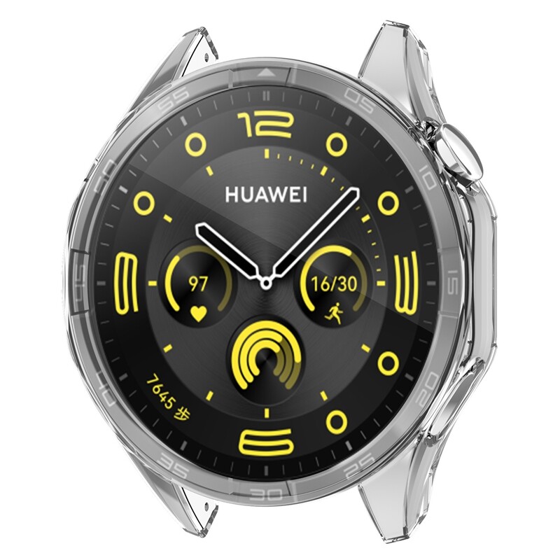 Husă din silicon moale din sticlă pentru Huawei Watch GT 4 46MM Smart Watch Band Protector pentru ecran pentru Huawei Watch GT4 Bumper Shell