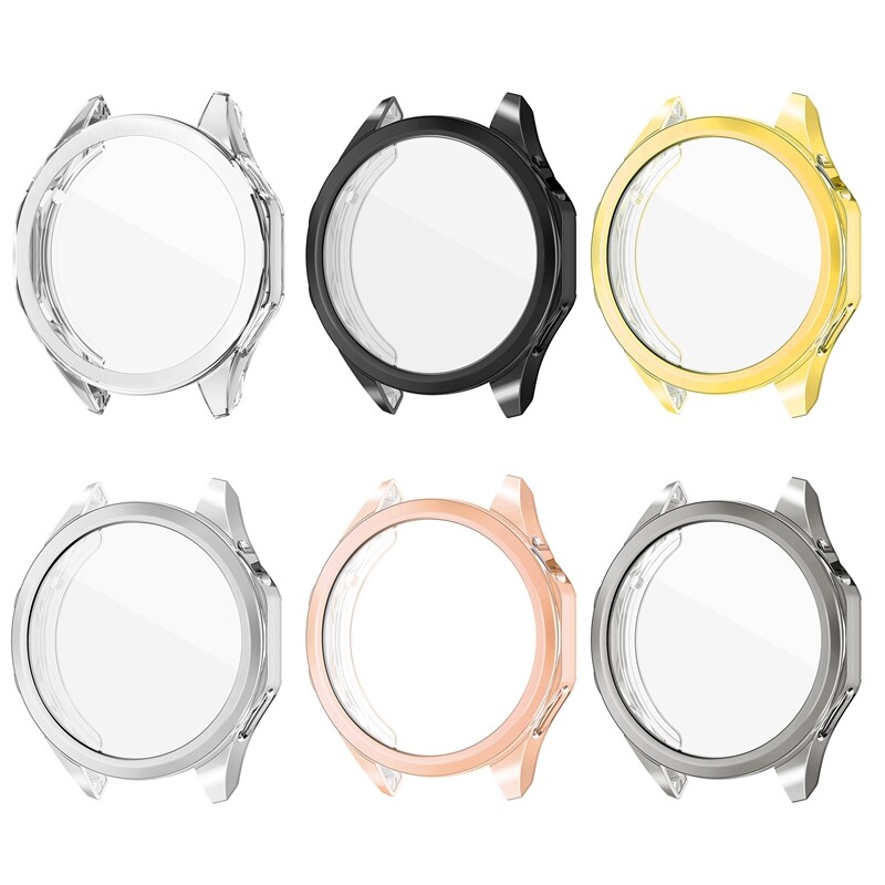 Husă din silicon moale din sticlă pentru Huawei Watch GT 4 46MM Smart Watch Band Protector pentru ecran pentru Huawei Watch GT4 Bumper Shell