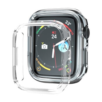 Удароустойчив златен PC Case Защитен капак за Apple Watch Series 10 9 8 7 6 5 4 3 2 1 SE Ultra 49mm 45mm 41mm 46mm 42mm