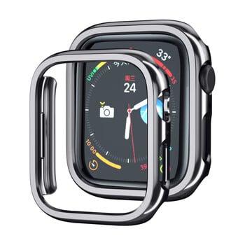 Удароустойчив златен PC Case Защитен капак за Apple Watch Series 10 9 8 7 6 5 4 3 2 1 SE Ultra 49mm 45mm 41mm 46mm 42mm