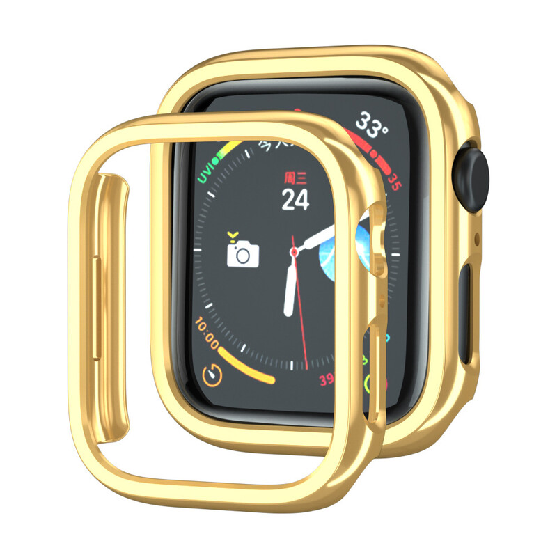 Ütésálló arany PC-tok védőburkolat Apple Watch sorozathoz 10 9 8 7 6 5 4 3 2 1 SE Ultra 49mm 45mm 41mm 46mm 42mm