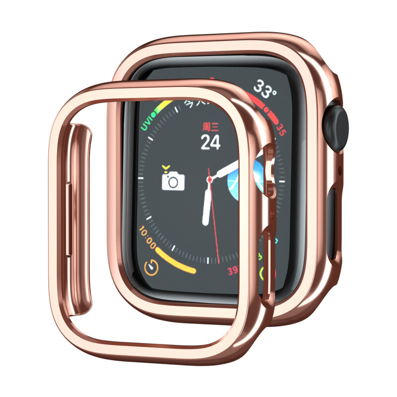 Ütésálló arany PC-tok védőburkolat Apple Watch sorozathoz 10 9 8 7 6 5 4 3 2 1 SE Ultra 49mm 45mm 41mm 46mm 42mm