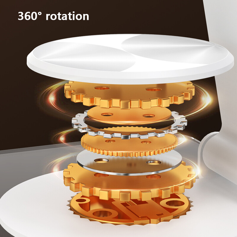 Skladací stojan na čítanie kníh, otočný o 360 stupňov, multifunkčný držiak na notebook a tablet, nastaviteľný držiak z akrylu pre uhlopriečku 4-12,9 palca