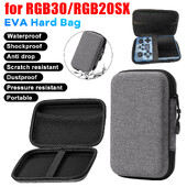 EVA kietas apsauginis dėklas, tinkantis „Powkiddy RGB30/RGB20SX“ rankiniam žaidimų konsolei, nešiojamam nuo kritimo ir įbrėžimų saugojimo krepšiui