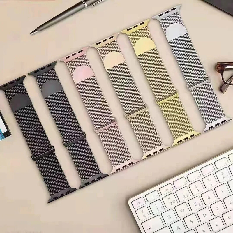 Curea milaneză pentru Apple Watch Band Ultra2 49mm 10 46mm 9 8 7 45mm 41mm Bratara metalica magnetica iWatch 6 5 4 SE2 44mm 40mm 42mm