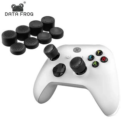 DATA FROG 8Pcs silikonski analogni palac joystick za PS4/PS5 kontroler Zamjenski dijelovi za PS4 palac dodaci 2023