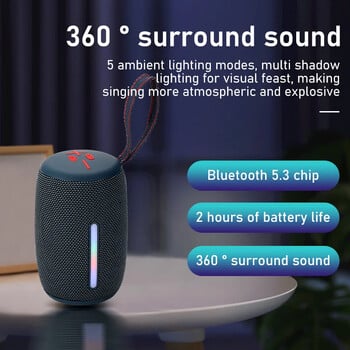 High power bluetooth altaboz Speaker Portable Subwoofer Outdoor Waterproof Wireless Audio 3D Surround Speaker TWS P PRO3 50W