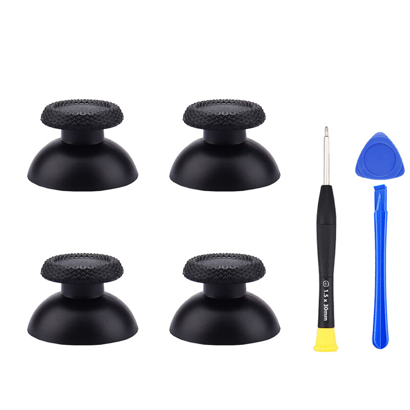 Rezerves īkšķi priekš PS5 Dualsense kontroliera Analogie īkšķu stienīši Satvērēja daļas Skrūvgriežu remonta komplekta piederums