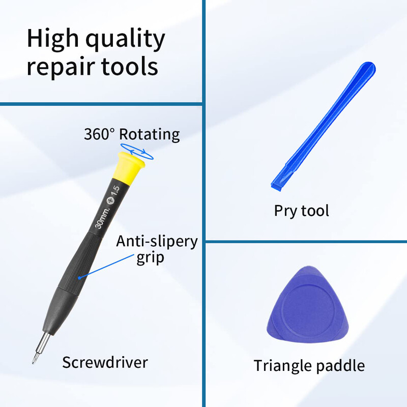 Rezerves īkšķi priekš PS5 Dualsense kontroliera Analogie īkšķu stienīši Satvērēja daļas Skrūvgriežu remonta komplekta piederums
